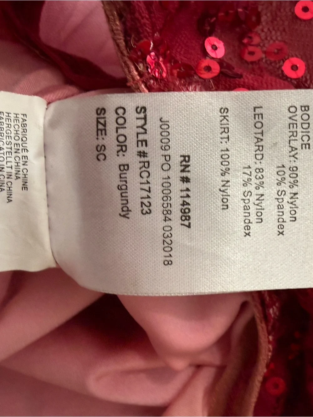 Revolution girls ballet dance dress